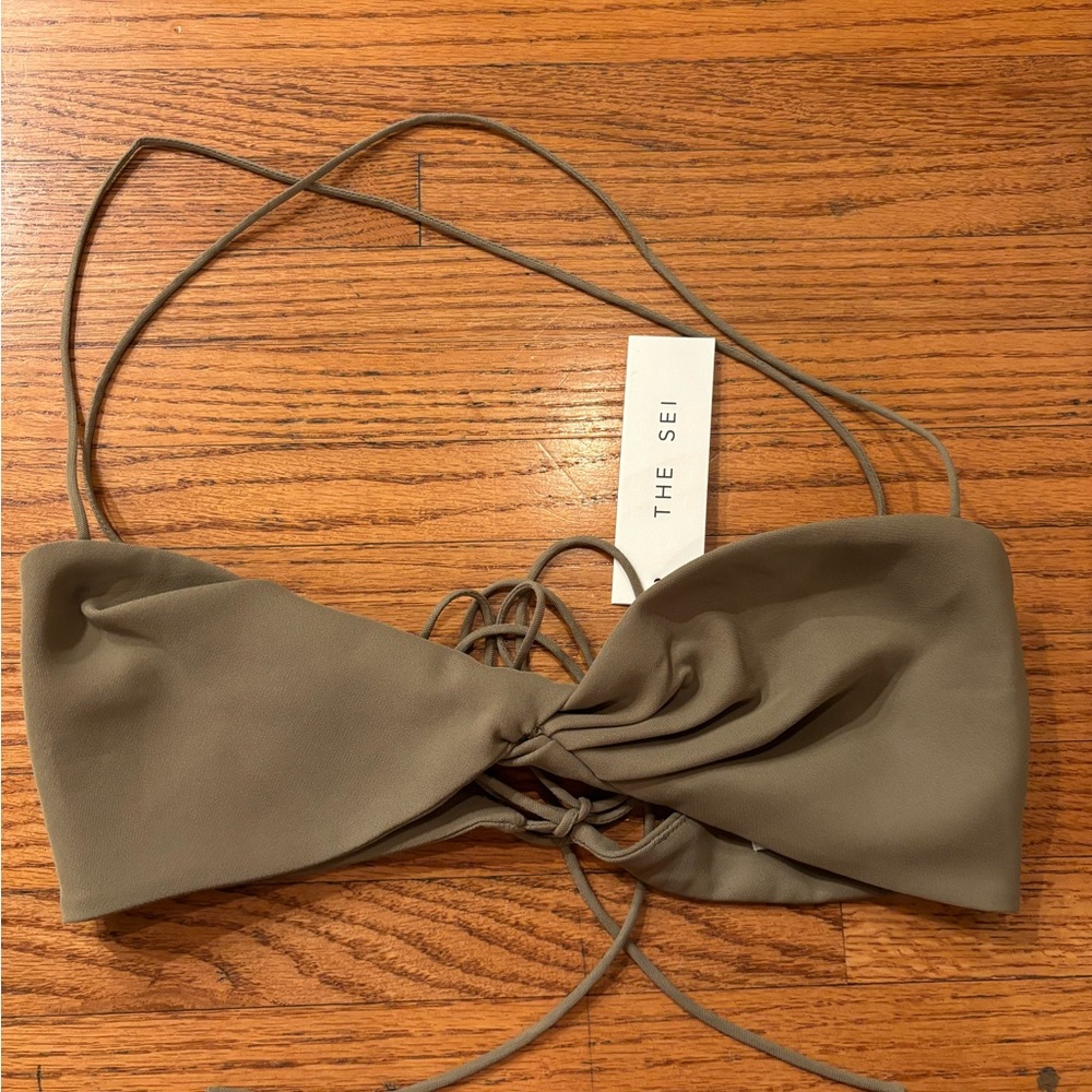 The Sei Green Bralette